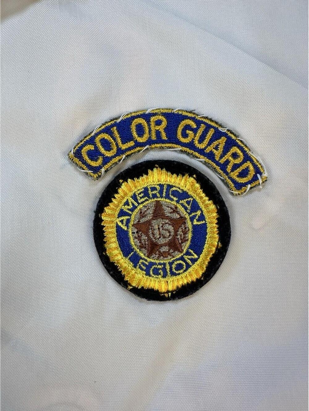 vintage 60's TOPPMASTER racing stripe JACKET patches LETTERING color guard WOW!! - Picture 3 of 16